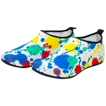 

Beach Socks Swimming Surfing Diving Shoes Durable Multicolor Sport Rainbow Black Polyester Quick-Dry For Women Men
