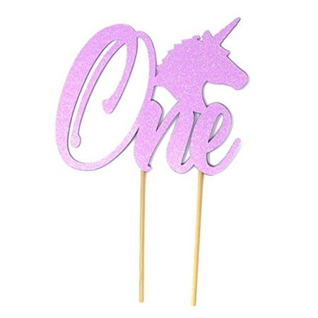 All About Details Unicorn Theme One Cake Topper 1pc 1st Birthday
