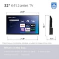 thumbnail image 2 of Televisión LED 32 Pulgadas PHILIPS Serie 6000 720p HD Smart TV con Alexa y Asistente Google 60 Hz So, 2 of 7