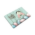 thumbnail image 3 of MKHERT Happy Easter Cute Bunny Easter Eggs Wooden Doormat Rug Home Decor Floor Mat Bath Mat 23.6x15.7 inch, 3 of 3