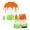 &&-Orange1522, variant on Kiijoy Boys Swimsuit UPF 50 Long Sleeve Rash Guard Swim Trunks Bathing Suits, Sizes 2-14