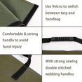 thumbnail image 4 of Leaf Bag, Reusable & Waterproof 2 In 1 Waste Bags Tarp Trash Canvas, Collapsible Large Capacity With Handles, 4 of 5
