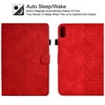 thumbnail image 2 of GSFY Case for Galaxy Tab S6 Lite 10.4 inch 2024/2022/2020, PU Leather Wallet Stand Protective Smart Shell with Pen Holder Auto Sleep Wake for Samsung Galaxy S6 Lite Tablet, Red Blocks, 2 of 8