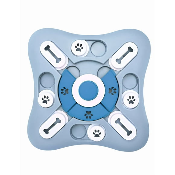 Juguete Para Perro Xtellar color azul Rompecabezas Dispensador De Premios Lento
