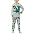 thumbnail image 2 of WOYY Little Boys Cotton Outfits Soft Long Sleeve T Shirt Pants Sleepwear, Sizes 5-6, 2 of 6