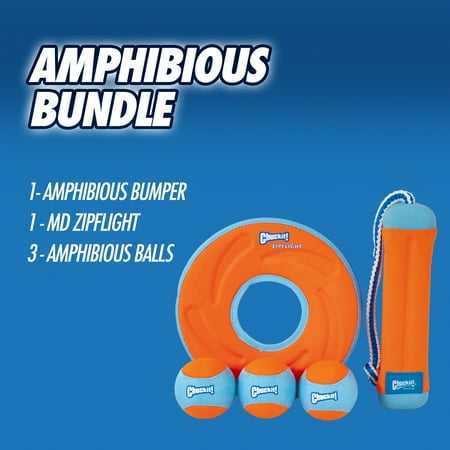 UPC: 0029695331077 | Chuckit! Amphibious Fetch Value Bundle 3 Pack Dog Toys Floats