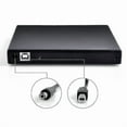 thumbnail image 4 of USB 2.0 External CD/DVD Player Black, 4 of 5
