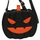 thumbnail image 3 of Bolso de hombro para mujer, duradero, con forma de calabaza, ideal para Halloween, para teléfono y viajes. negro divertido, 3 of 9