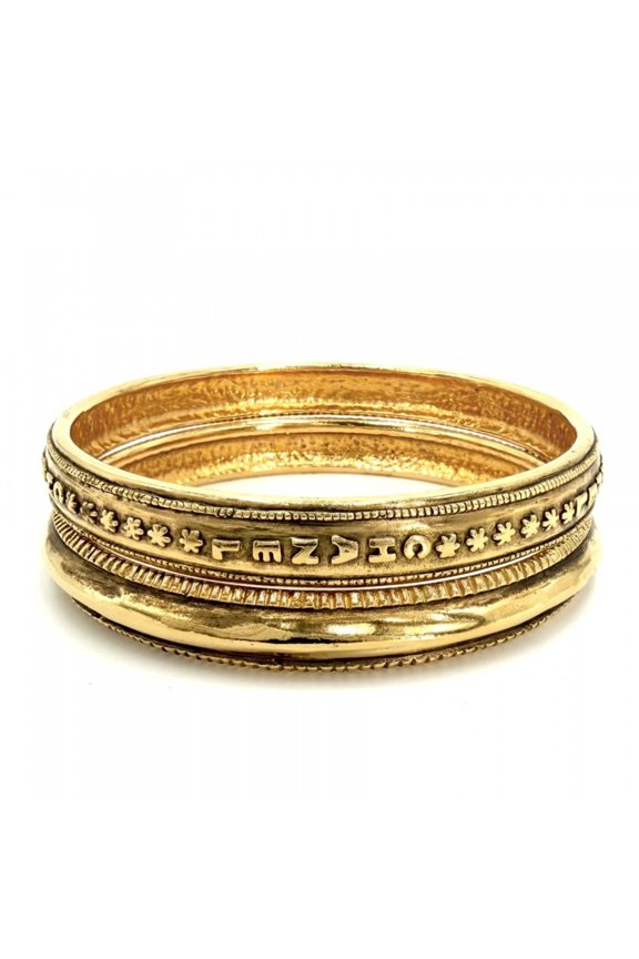 Pre-Owned Chanel Bangle, Women's, Logo, Double Strand, Accessory Bracelet, Vintage, CHANEL GP...