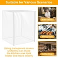 thumbnail image 5 of Bun Pan Rack Cover Bread Rack Cover Transparent PVC with 4 Sided Zipper Universal 10 Tiers Sheet Bun Rack Cover Waterproof and Dustproof for Bakery Home Kitchen, 5 of 11