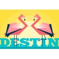 thumbnail image 4 of Destin, Florida, Flamingos, Abstract Vector Geometric (19x27 inches, Premium 500 Piece Jigsaw Puzzle for Adults and Family, Made in USA), 4 of 4