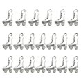 thumbnail image 1 of 20pcs Alloy Ice Skate Shape Pendants Charms DIY Jewelry Making Accessory for Necklace Bracelet (Antique Silver), 1 of 3