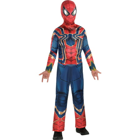 Avengers: Infinity War Spider-Man Iron Spider Costume for Boys, Size Small