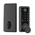 thumbnail image 1 of Black+Decker Fingerprint Smart Lock with Gateway – WiFi Bluetooth Remote Access, IC Card & App Control, Auto-Lock Keyless Entry Door Lock, Black Finish, 1 of 8
