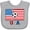 AC-Heather Grey, variant on Inktastic USA Soccer Boys or Girls Baby Bib