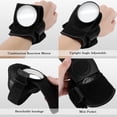 thumbnail image 4 of relayinert Cycling Wrist Mirror Wide Angle Rear View Mirror Cycling Safety Arm Back Mirror Rear Reflector New Rearview Mirrors black 9*8*2.5cm 1Set, 4 of 4