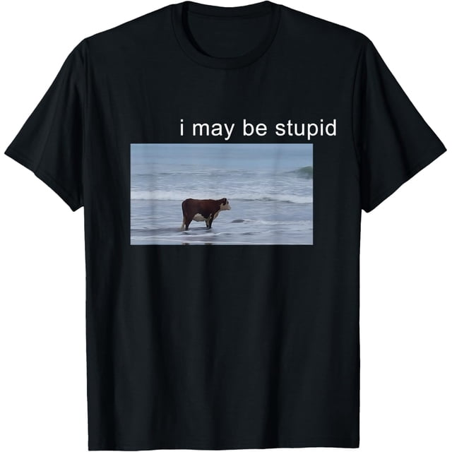 I May Be Stupid Cow Meme i May be Stupid Funny Camiseta