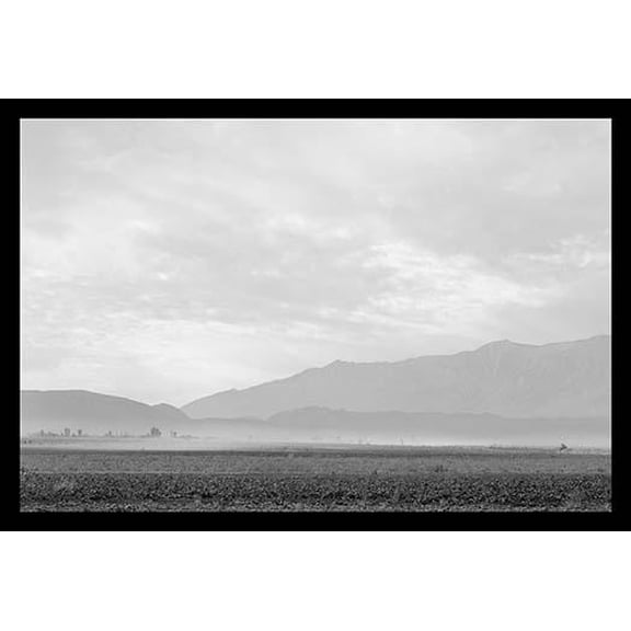 Dust Storm over the Manzanar Relocation Camp- Fine Art Canvas Print (20" x 30")