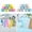 Light Color, variant on Threns 12 Pcs Memo Wrist Band Silicone to Do List Slap Bracelets Waterproof Erasable Wristband with Scale Wearable Writable Memo Watchband