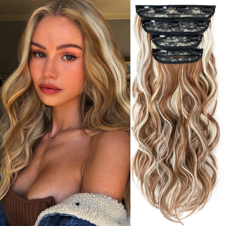 MY-LADY Clip in Hair Extensions Full Head Thick Long Curly  display picture 2