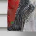 thumbnail image 4 of Carolines Treasures SS4704CHF Bearded Collie Drapeau de Noël Rouge Vert Flocons de Neige Toile Taille Maison, 4 of 4