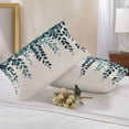 thumbnail image 2 of Waterproof Throw Pillow Covers Set of 2, 20x12 Inch Spring Leaves Decorative Pillowcases Outdoor Pillow Slip Cushion Covers Set for Couch Tent Farmhouse Simple Botanical Plants Vines, 2 of 7