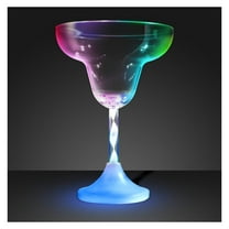 Light Up Margarita Glasses with Color Changing LED Lights (Set of 4)