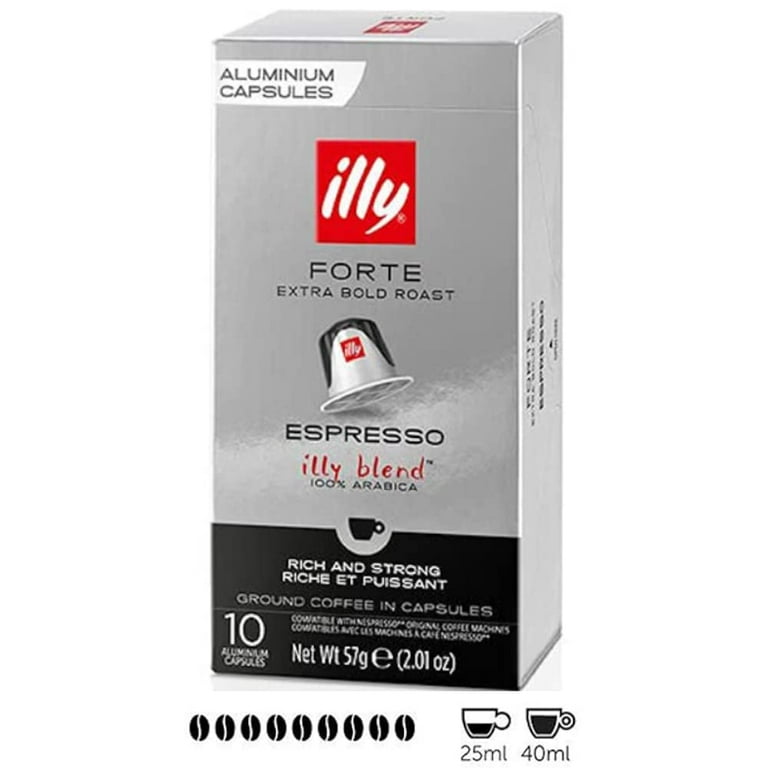 Illy Espresso Single Serve Coffee Compatible Capsules, 100, 60 OFF