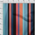 thumbnail image 3 of oneOone Viscose Jersey Orange Fabric Stripes Sewing Material Print Fabric By The Yard 60 Inch Wide, 3 of 4