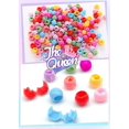 thumbnail image 5 of 100 Mini Pinzas para el Cabello Arco Iris Mini Pinza para el Cabello Pequeñas Pinzas para el Cabello de Plástico Trenzas para el Cabello Fabricante de Cuentas Ropa para la Cabeza Accesorios, 5 of 5