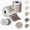 Multicolor Brown, variant on 750PCS 2 Inch Round Thermal Labels for Label Printer, Value Circle Thermal Printer Stickers for Business, DIY Logo Design, QR Code Stickers, Compatible with PL70E/130B/PL80E/Y812/X1038 Label Maker