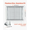 thumbnail image 4 of 20x25x4 Furnace Filter,MERV 16 HVAC Ac Filters,12-Month Electrostatic Pleated Air Conditioner Filters,2-Pack (Actual Size: 20.47x25.20x3.98") for Capturing Dust,Smog,Pet Dander, 4 of 6