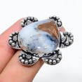 thumbnail image 2 of Natural Boulder Opal Gemstone Handmade 925 Sterling Silver Ring Size 6, 2 of 2
