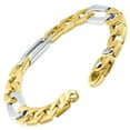 thumbnail image 2 of Pompeii Men's Figaro Link 14k Gold (43gram) or Platinum (69gram) 11mm Bracelet 8.25" (,), 2 of 4