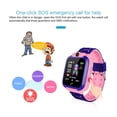 thumbnail image 5 of Reloj inteligente para niños y niñas, reloj inteligente deportivo con pantalla táctil HD para niños de 4 a 12 años, relojes con aprendizaje de cámara (rosa), 5 of 5