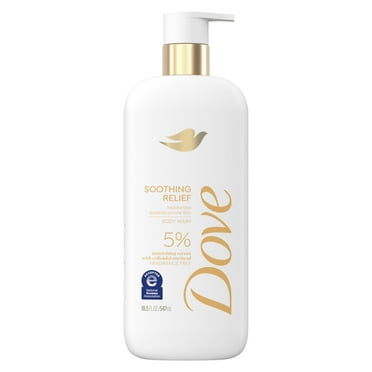 Dove 18.5 oz Fragrance Free Body Wash Soothing Relief