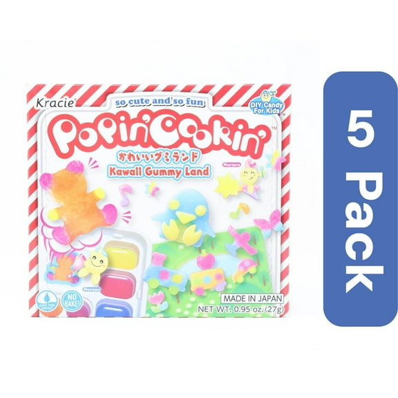 Kracie Candy Popin Gummy Land 0.95 oz (Pack Of 5)