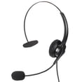 thumbnail image 2 of DEWIN Call Center Headphone 3.5mm Noise Cancelling Adjustable Volume Customer Service Headset with Microphone for PC, 2 of 14