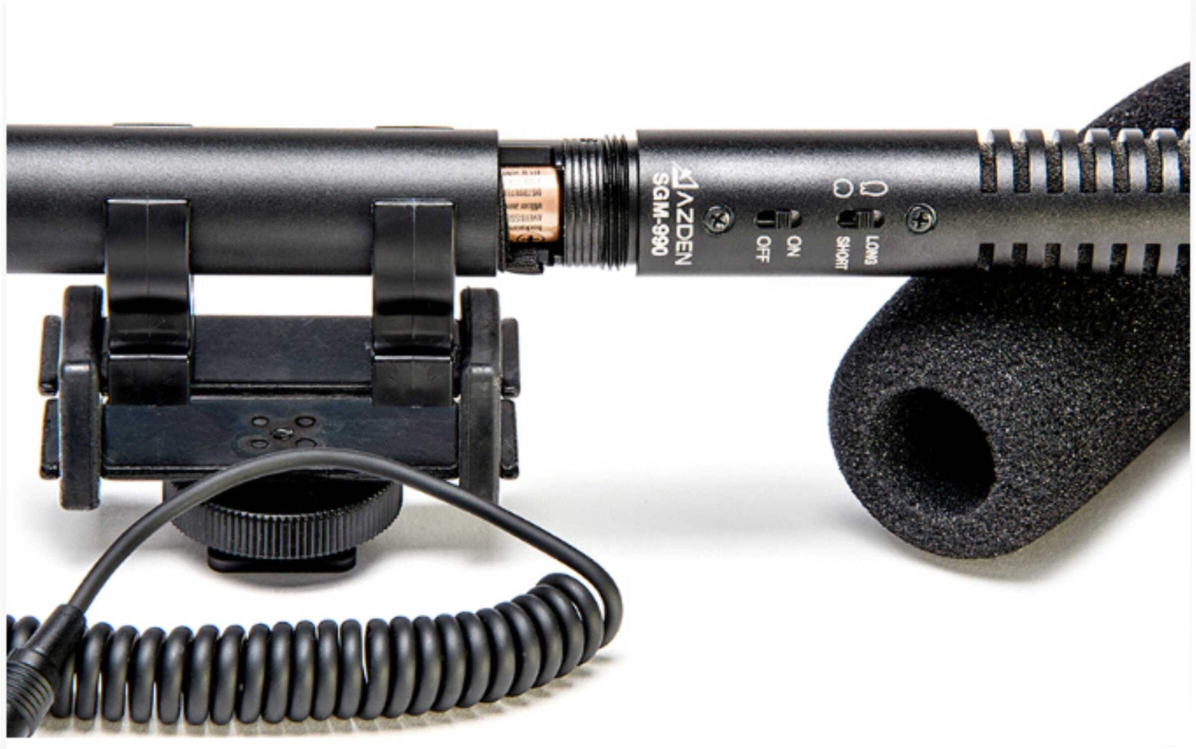 Azden Sgm-990+i Zoom Shotgun Microphone For Camera & Mobile