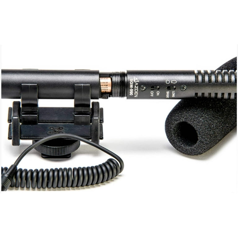 Azden Sgm-990+i Zoom Shotgun Microphone For Camera & Mobile