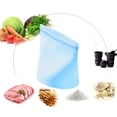 thumbnail image 4 of Bolsa de almacenamiento de alimentos de silicona Contenedor de congelador sellado de frutas reutilizable Autosellado Hugtrwg  Para estrenar, 4 of 7
