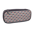 thumbnail image 2 of Lsque Dachshund Dog Heart Printed Big Capacity PU Leather Pencil Case Large Pencil Pouch Stationery Pen Bag Pencil Holder for Teen, 2 of 6