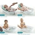 thumbnail image 3 of Contours Oasis 4-in-1 Comfort Cushion Baby Bathtub for Newborn, Infant, and Toddler - White, 3 of 18