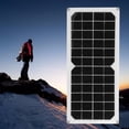 thumbnail image 3 of 10W 12V Waterproof Monocrystalline Solar Panel Flexible Solar Panel for Outdoors, 3 of 9
