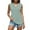 Mint Green, variant on DQRPSEETB Cami Tanks for Women Women's Summer V Neck Vest T Shirt Lace Sleeveless Top Blouses for Women