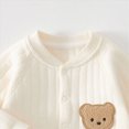 thumbnail image 4 of Gibobby Infant Baby Long Sleeve Bodysuit Soft Baby Onesie Daily Home Wear Long Sleeve Layering Jumpsuit Suitable Newborn 0 3 6 9 12M 2T 3T(12-18 Months,Beige), 4 of 7