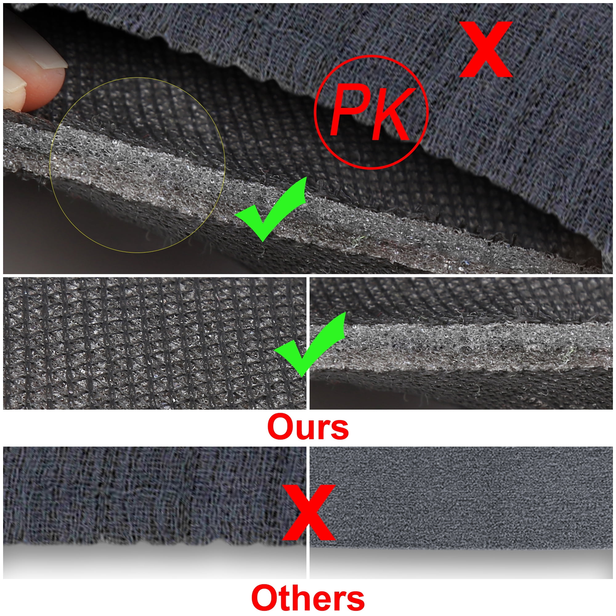 Unique Bargains Universal Fit Full Set Car Seat Cover Kit Flat Cloth Fabric Seat Protector
