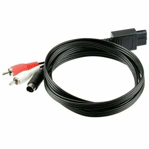 S-Video Av Cable For Nintendo 64 N64 System Audio Video Snes Cord A/V