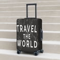 thumbnail image 6 of Fuzoiu Travel The World1 Print Suitcase Cover,Washable Luggage Covers for Suitcase,Elastic Luggage Protector Cover,Scratch Resistant Travel Suitcase Covers-Large, 6 of 7