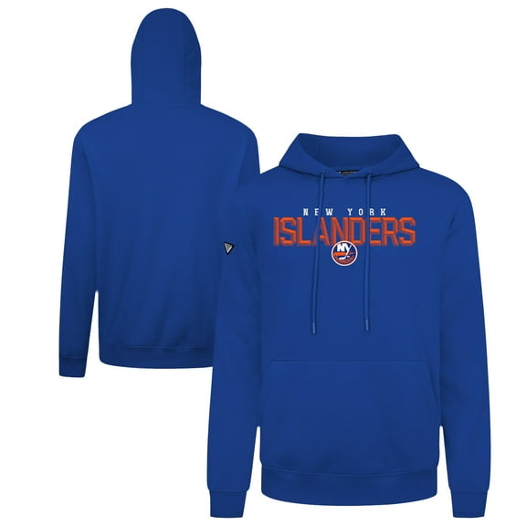 Men's Levelwear Royal New York Islanders Podium Carve Pullover Hoodie